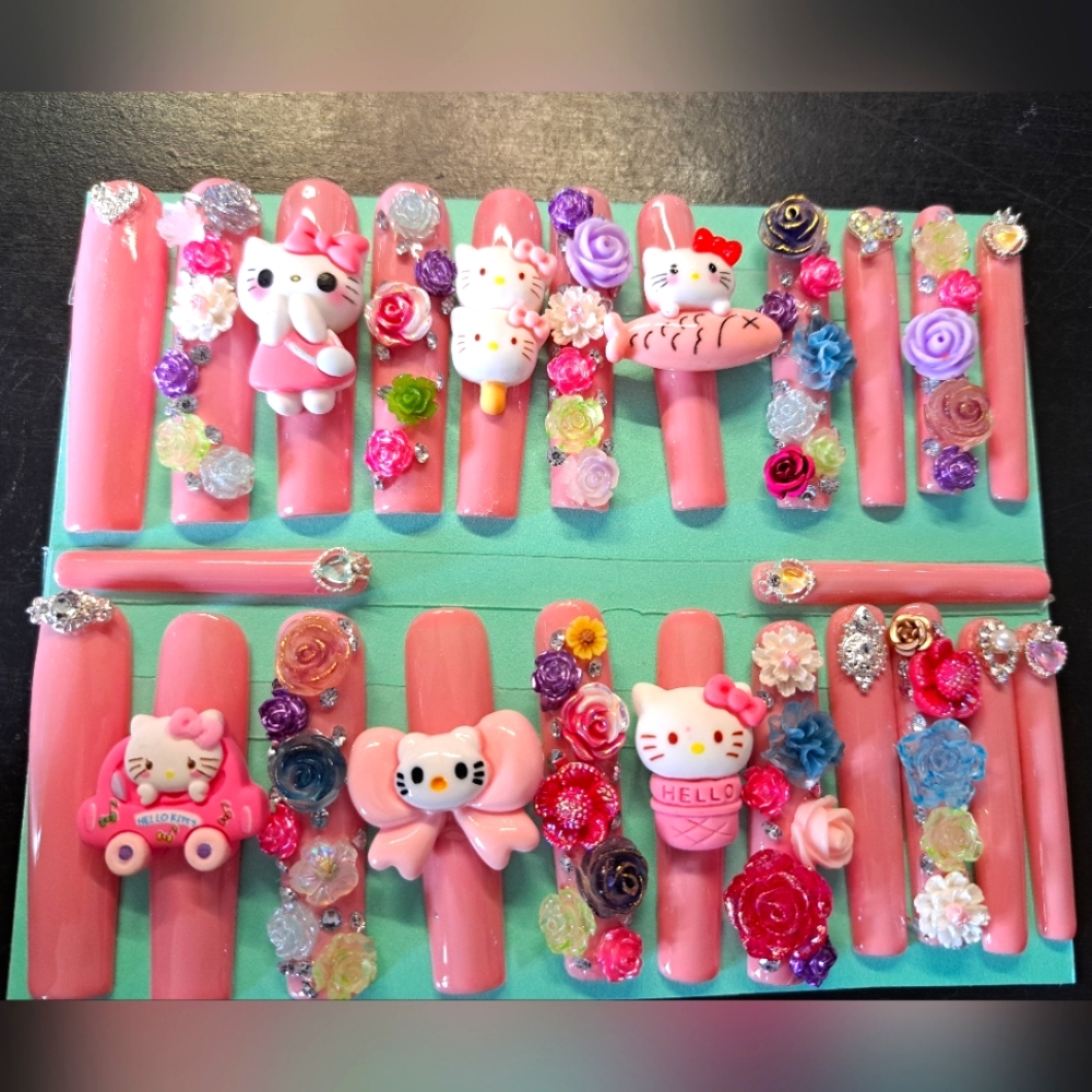 Hello, kitty  3XL Press-on Nails
